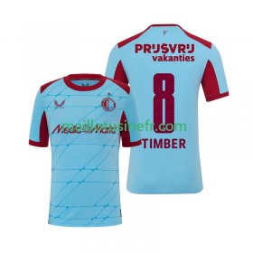 Maillot de Foot Feyenoord Rotterdam Quinten Timber 8 Troisième 2025-26